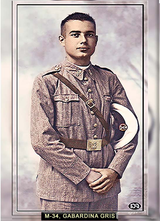 Uniforme gris-gabardina