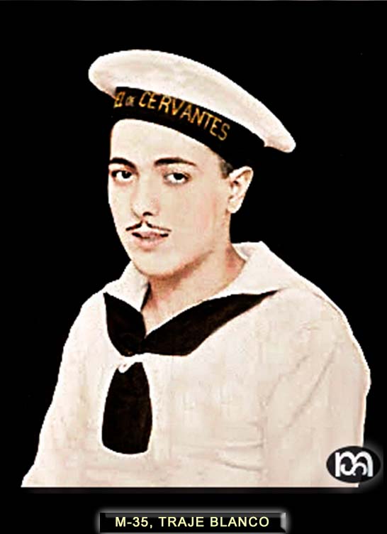 Uniforme blanco marinería