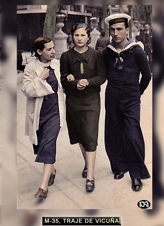 Uniforme M-35. Traje de vicuña